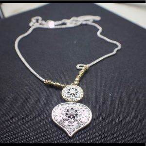Lucky Brand Two-Tone Pendant Necklace